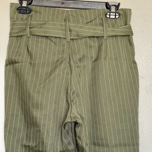 Indigo Rein Womens Pants Sz 5 Striped High Waist Preppy Cropped Indie Sleaze - Picture 4 of 14